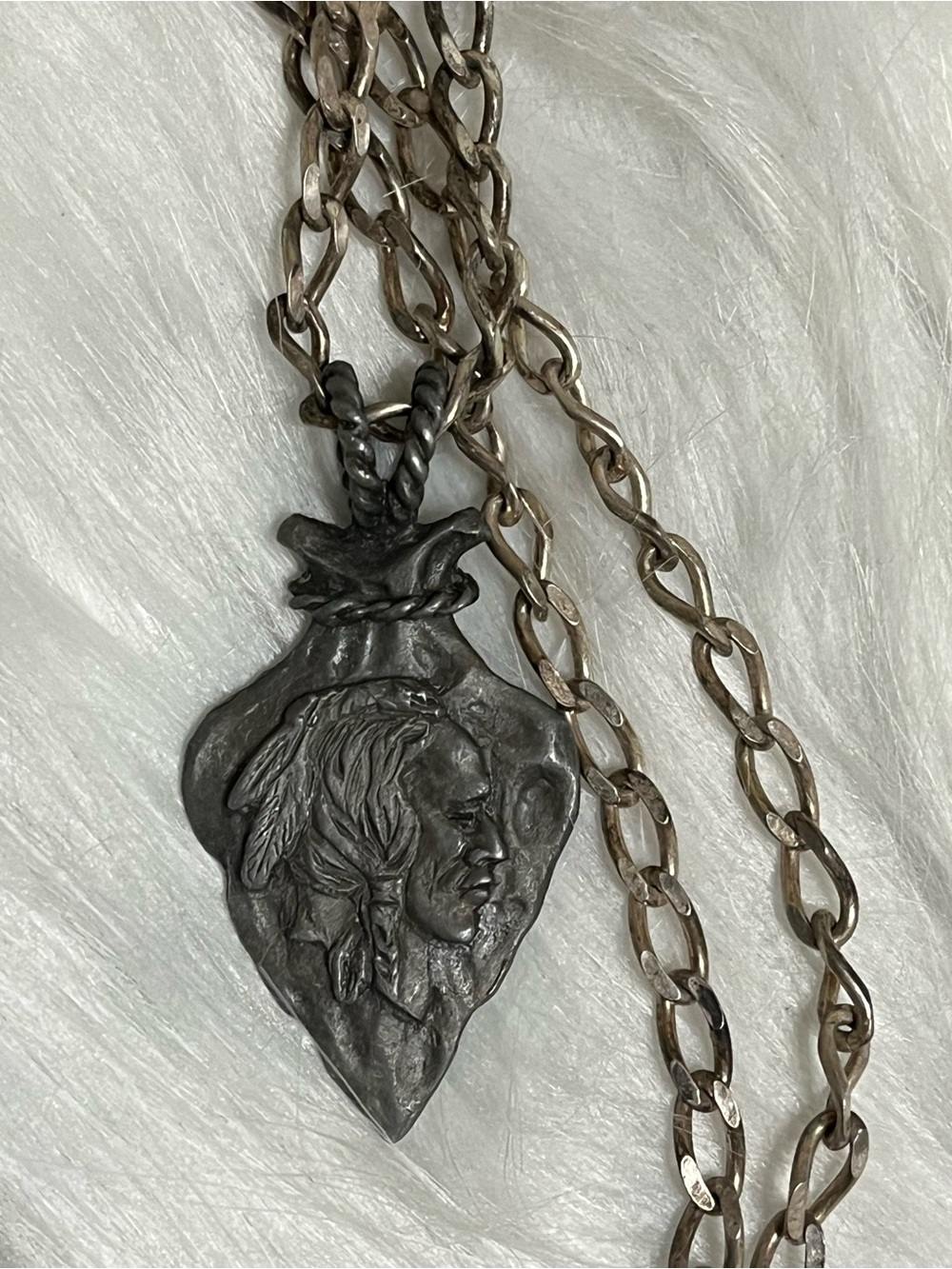 Vintage Arrow Head Chief Necklace - Picture 1 of 10